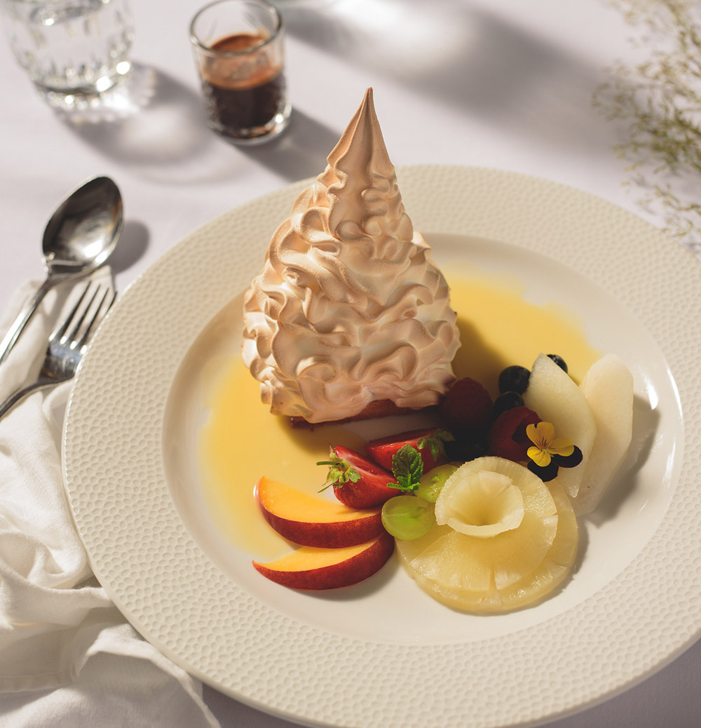 Десерт Сладолед с меренге