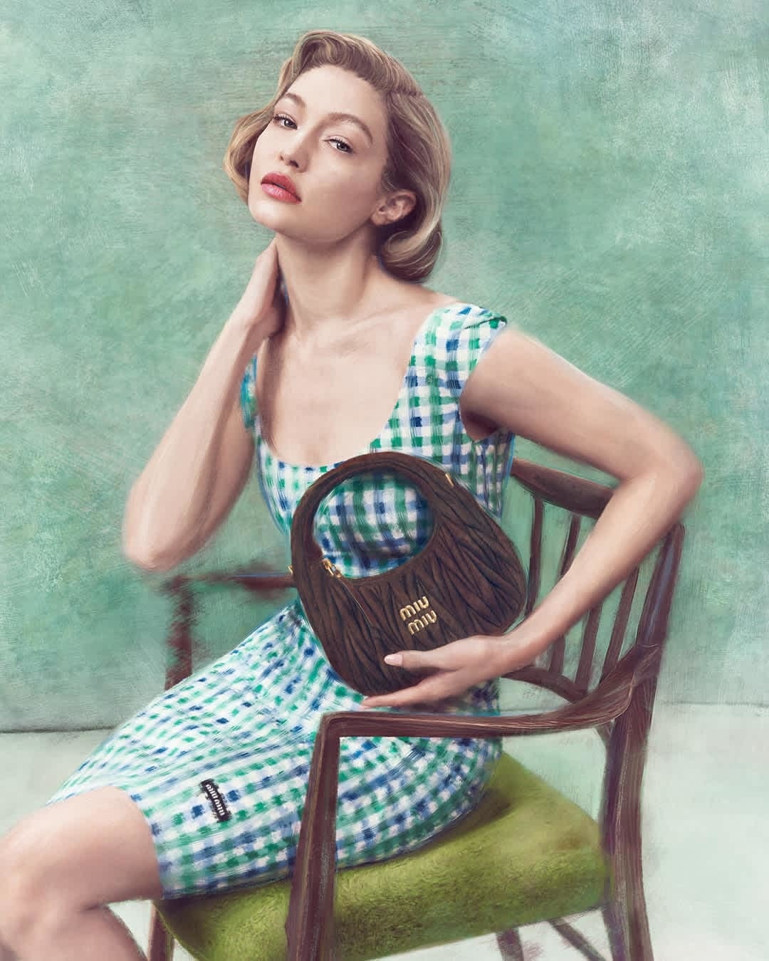 Последна кампания на Miu Miu с Джиджи Хадид2