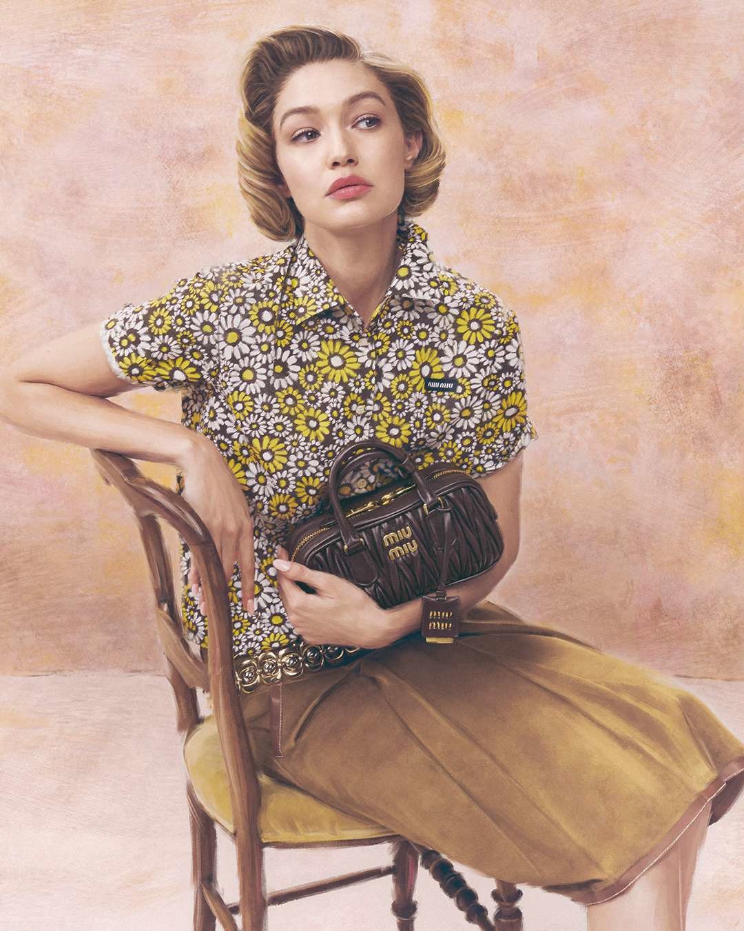 Най-новата кампания на Miu Miu с Джиджи Хадид1