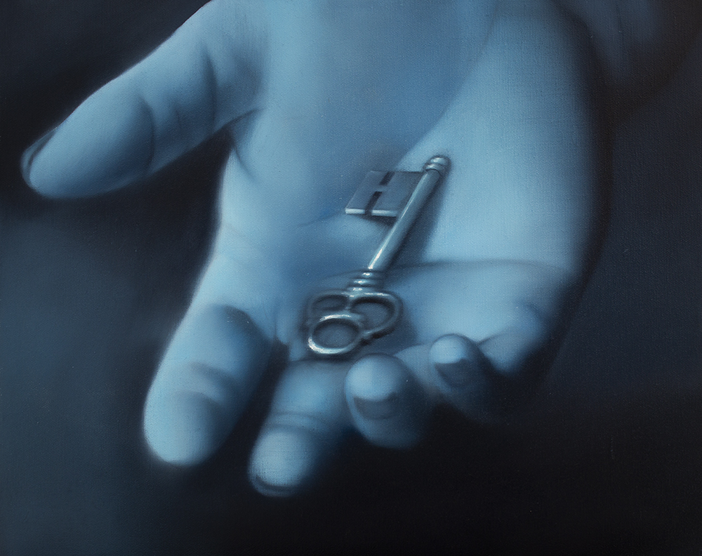 Patricia Heel The Answer 2024 Маслено платно 40 X 50 см