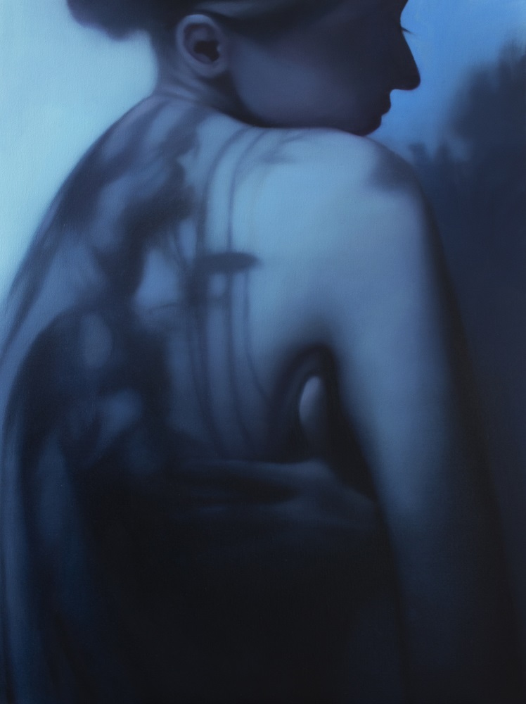 Patricia Heel Източникът на сянката 2024 Маслено платно 80 X 60 см