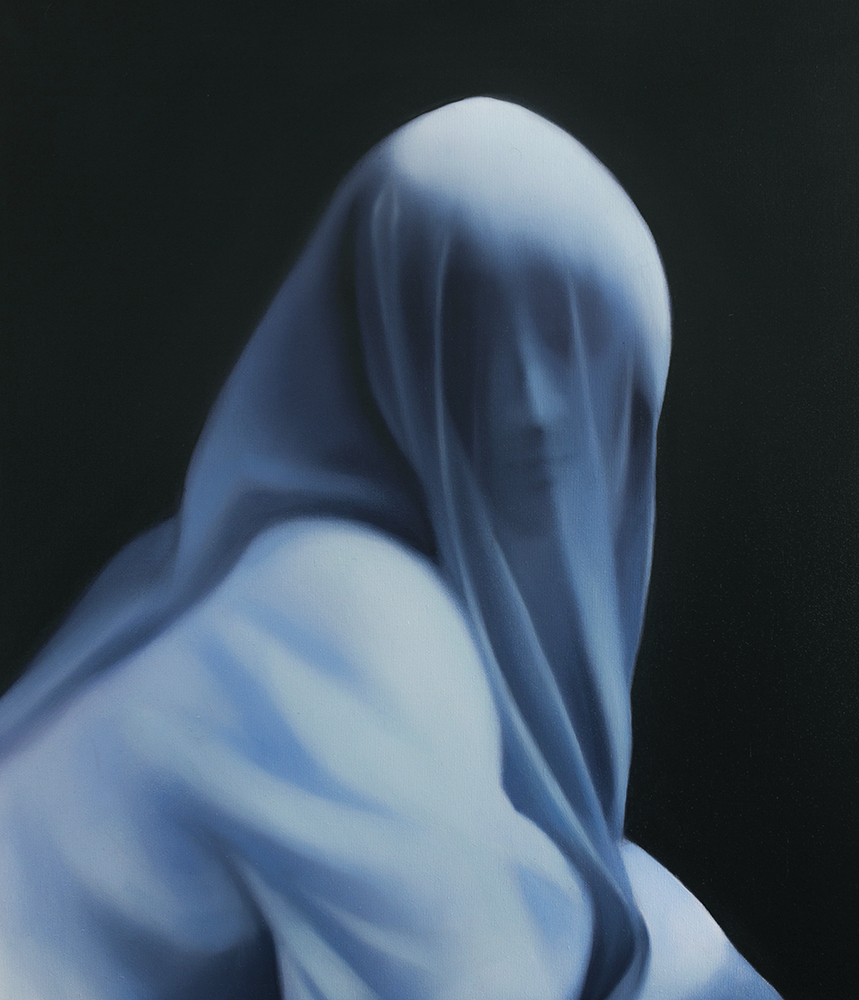 Patrycja Pietka Мога да мълча 2024 Маслени бои върху платно 70 X 60 см