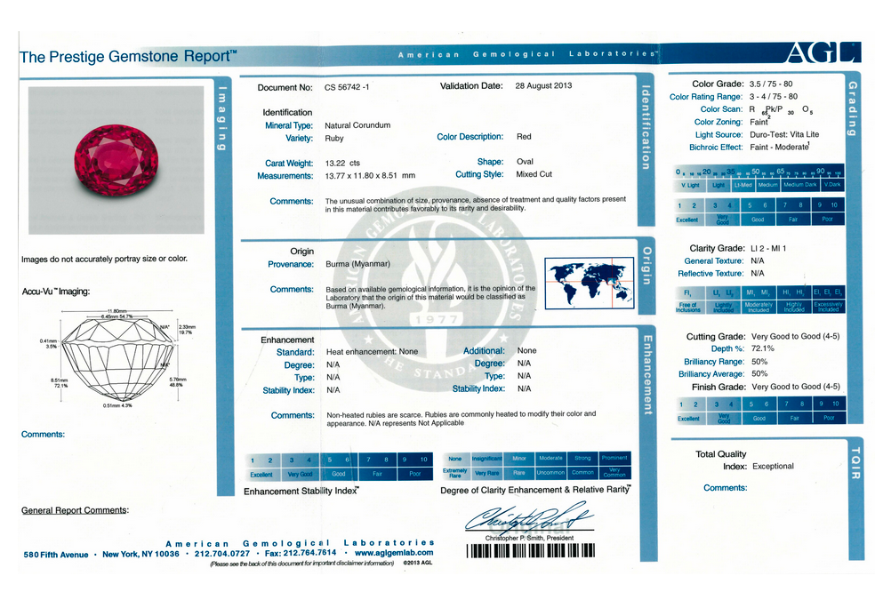 Снимка на екрана 2025 05 08 в 17 50 10 Изключителният пръстен с рубин и диаманти на "Регал Рубин" на "Кристис