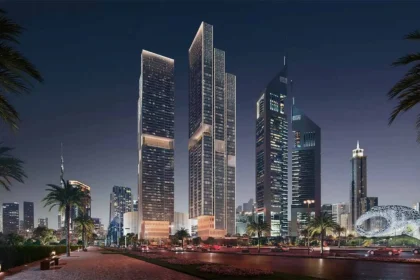 Проект Jumeirah Residences Emirates Towers от Scda Architects в Дубай