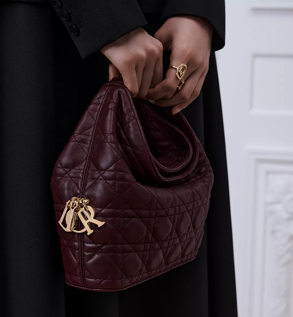 Бордо чанта Dior