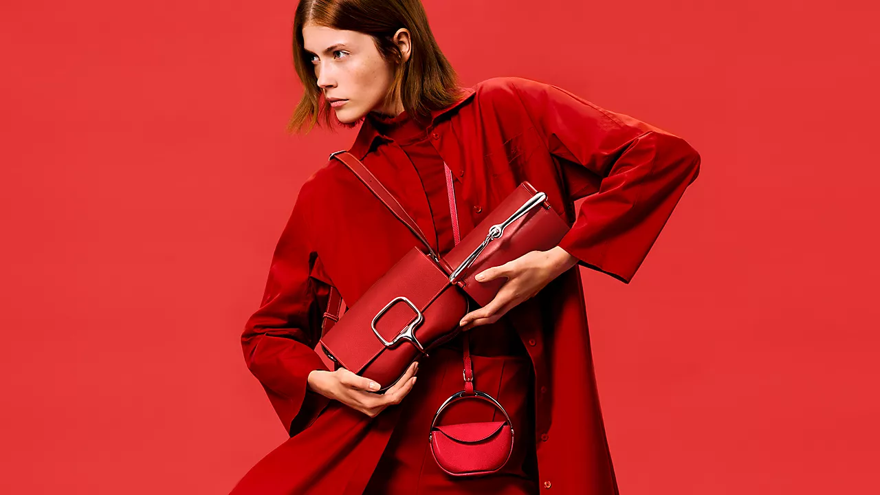 Бордо чанта Hermes